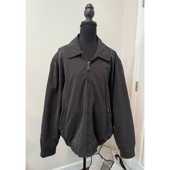 London Fog Men's Golf Jacket in Black - Picture 1 of 3